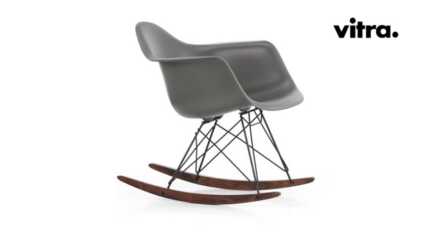 sedia a dondolo Vitra RAR rocking chair Eames
