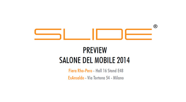 Slide Salone del Mobile 2014