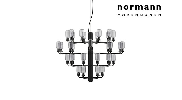 lampada a sospensione Amp Chandelier Normann Copenhagen di Simon Legald